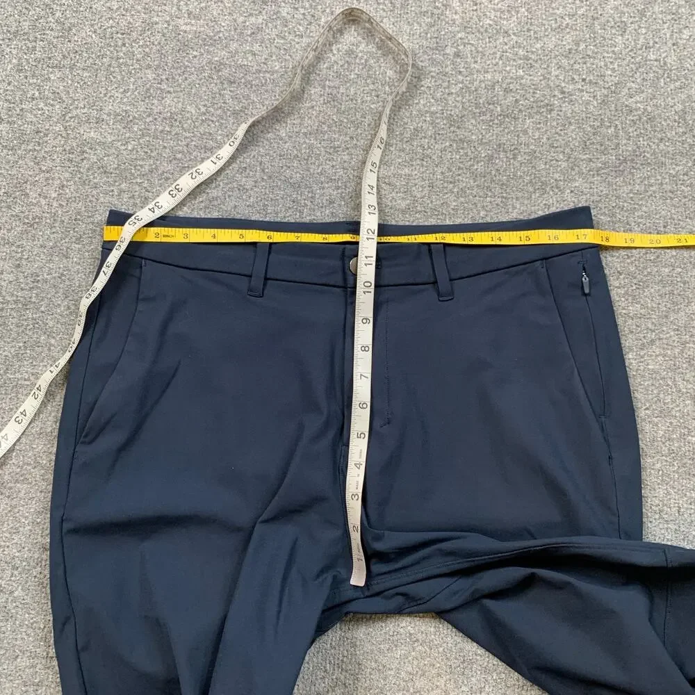 Lululemon Pants Mens 34 Navy Commission Slim Fit Warpstreme Performance Golf